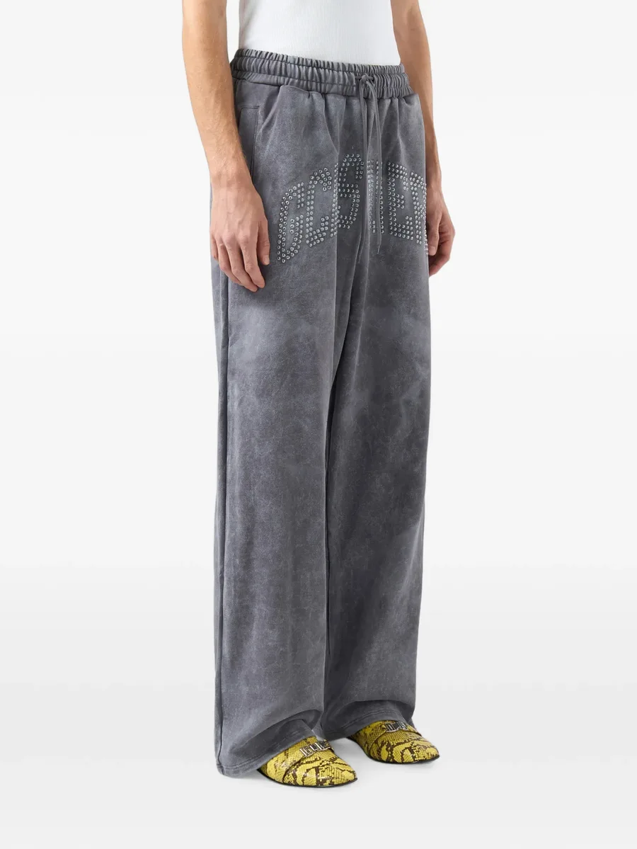 studded logo-patch track pants 4