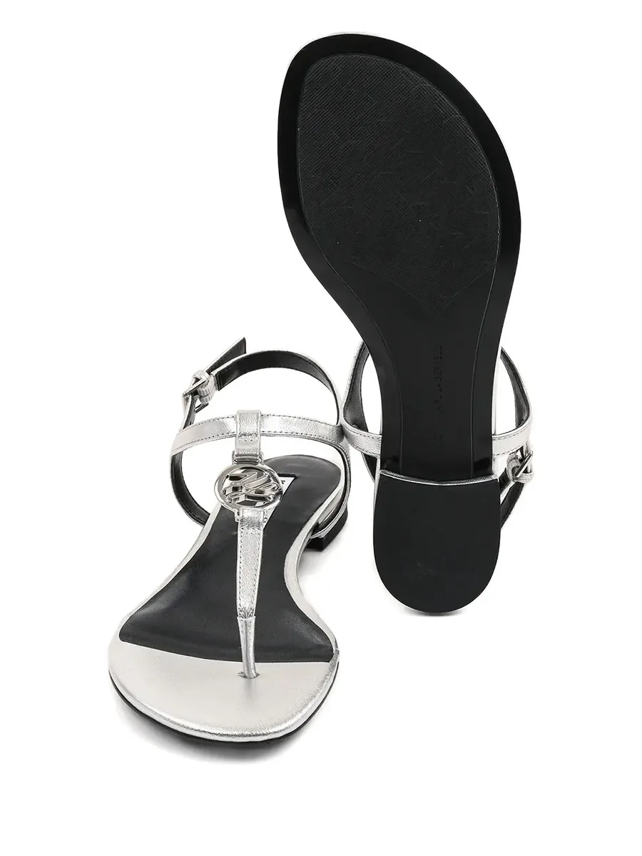 logo-appliqué sandals 9