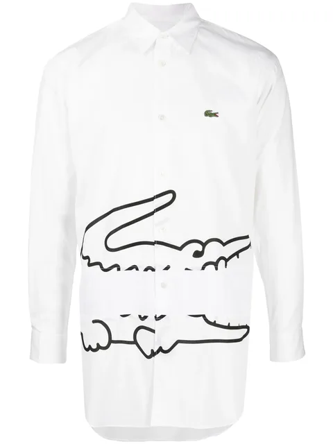 рубашка из коллаборации с Lacoste