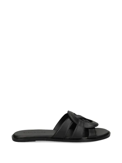 woven leather sandals