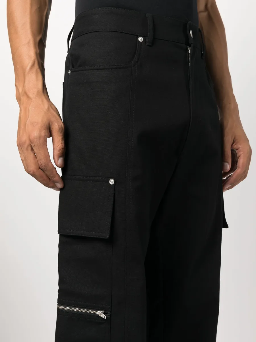 wide-leg cargo trousers 9