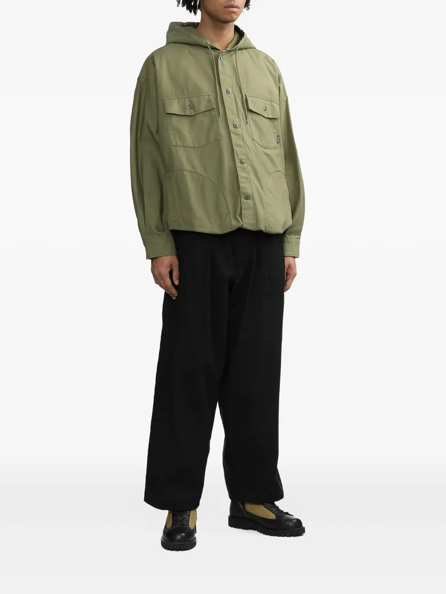 pleated side-pocket trousers 3
