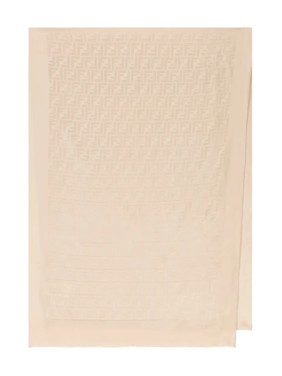 FF jacquard silk scarf 2