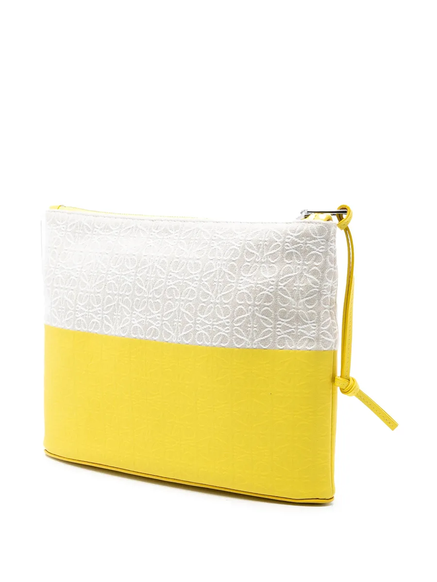 клатч Repeat Anagram Jacquard and Leather Oblong Pouch (2022 год) 5