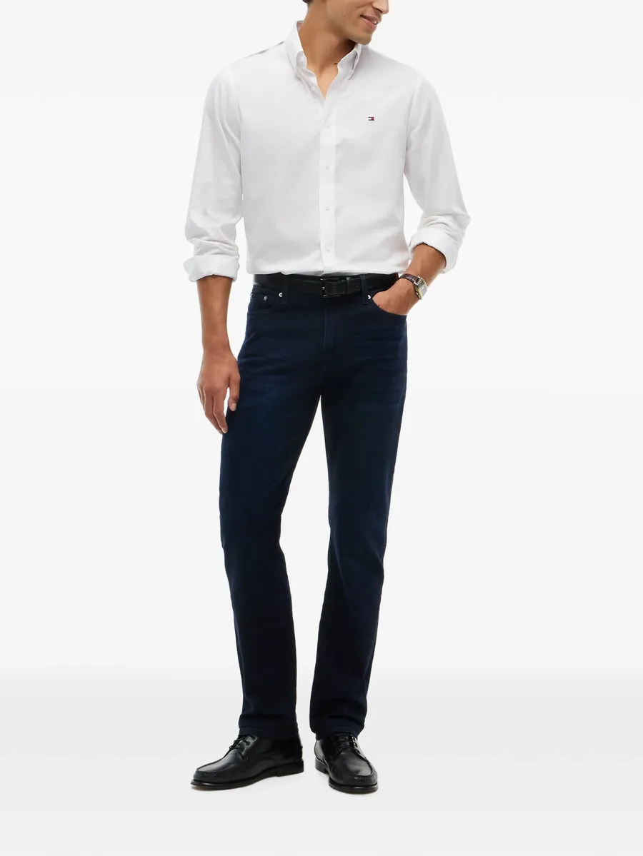 logo-patch straight-leg jeans 2