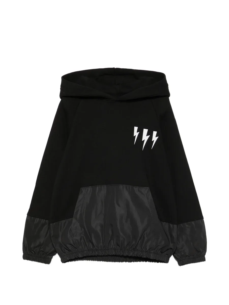 Thunderbolt-print hoodie 1