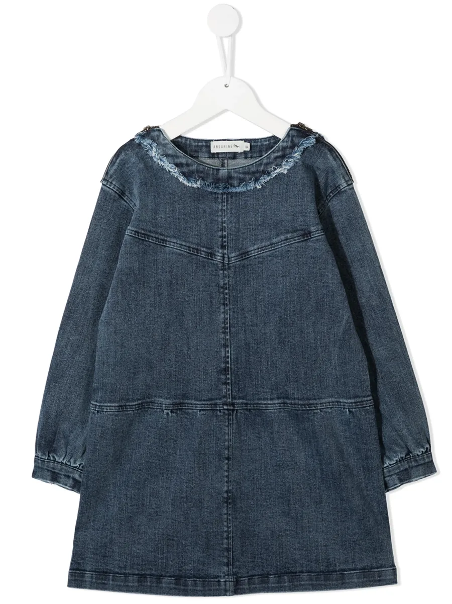 платье с необработанными краями 1