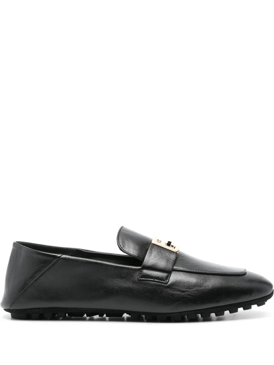 Baguette leather loafers 2