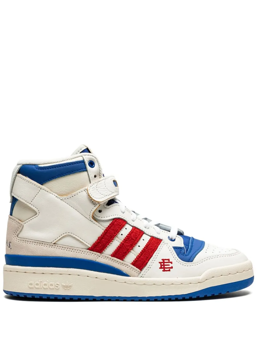 x Eric Emanuel Forum 84 High "Midnight Madness/Kansas Jayhawks" sneakers 2