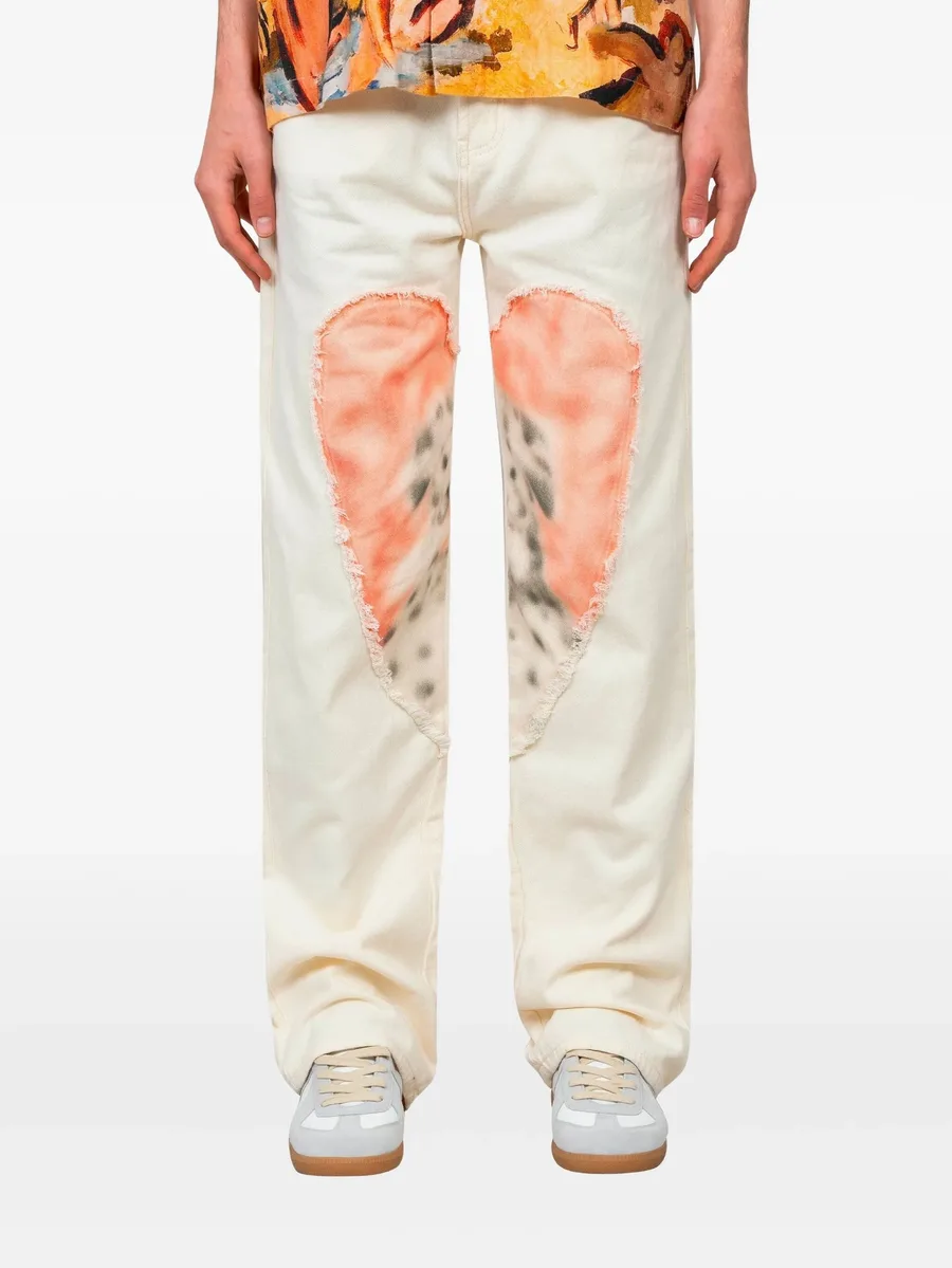 Osiris heart-patch trousers 1