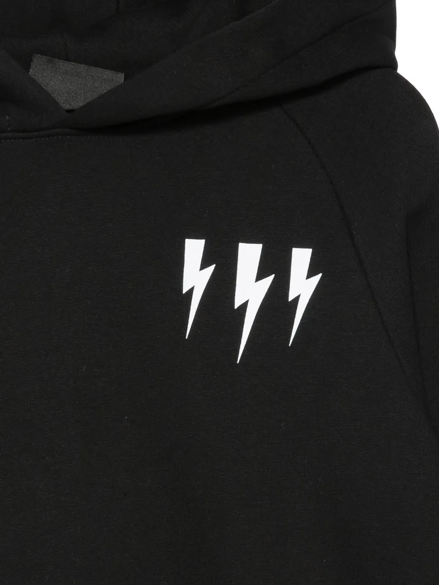 Thunderbolt-print hoodie 5