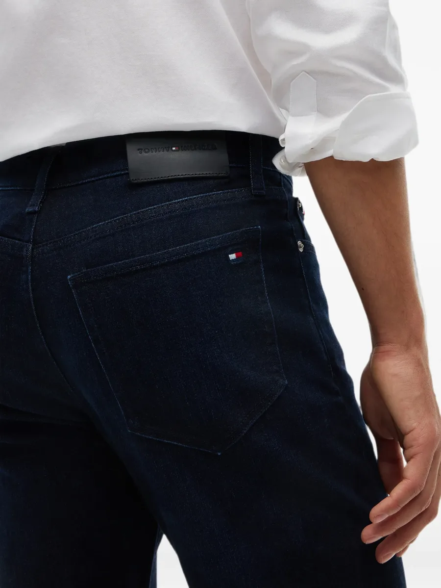 logo-patch straight-leg jeans 5