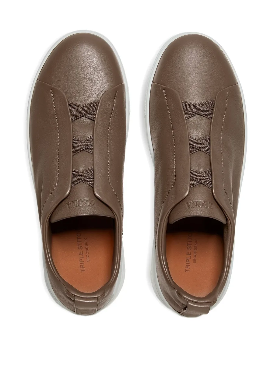 Triple Stitch™ Secondskin leather sneakers 6