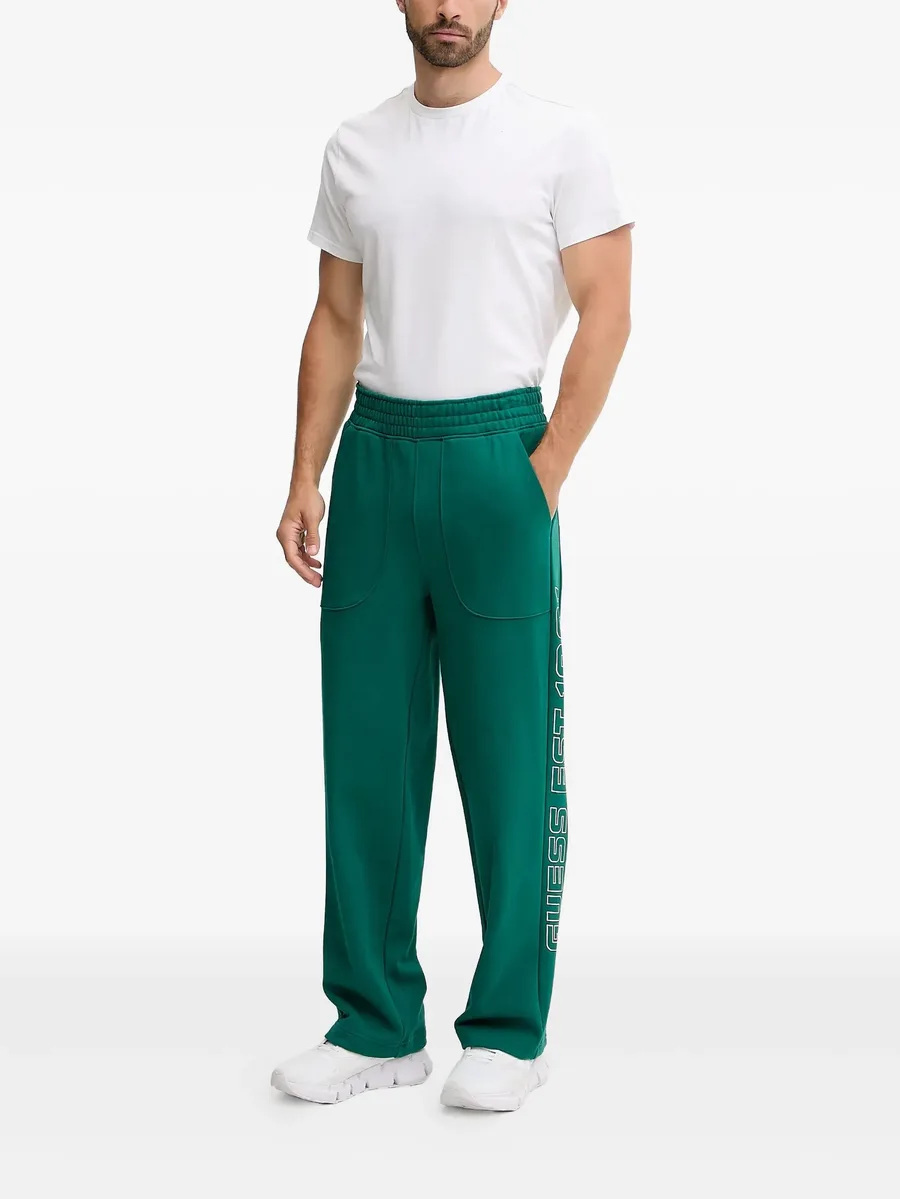 logo-detail panelled trousers 3