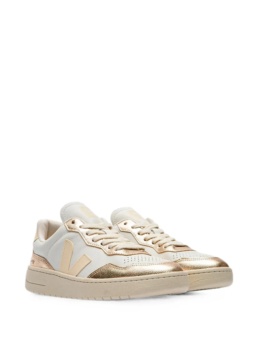 V-90 metallic-panel sneakers 2