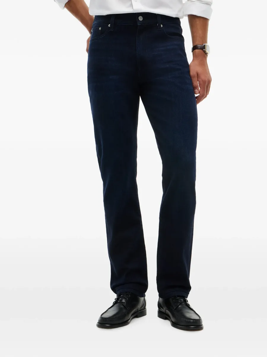 logo-patch straight-leg jeans 3