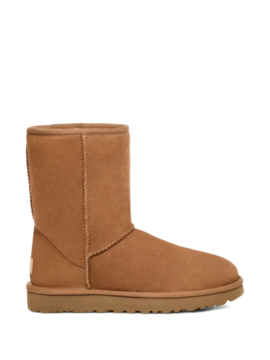 Classic Short II logo-patch suede boots 2