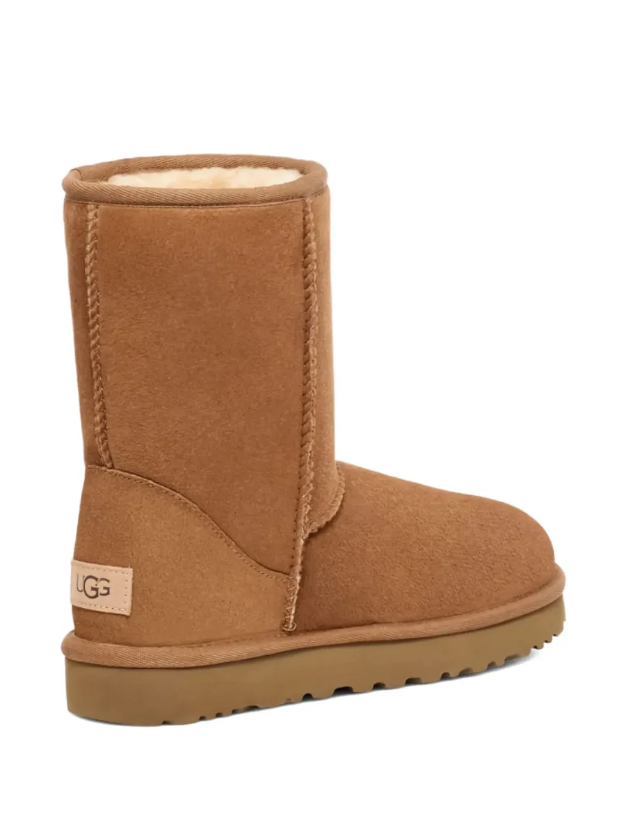 Classic Short II logo-patch suede boots 4