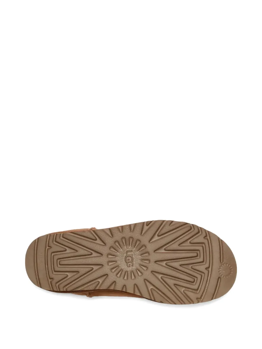 Classic Short II logo-patch suede boots 6