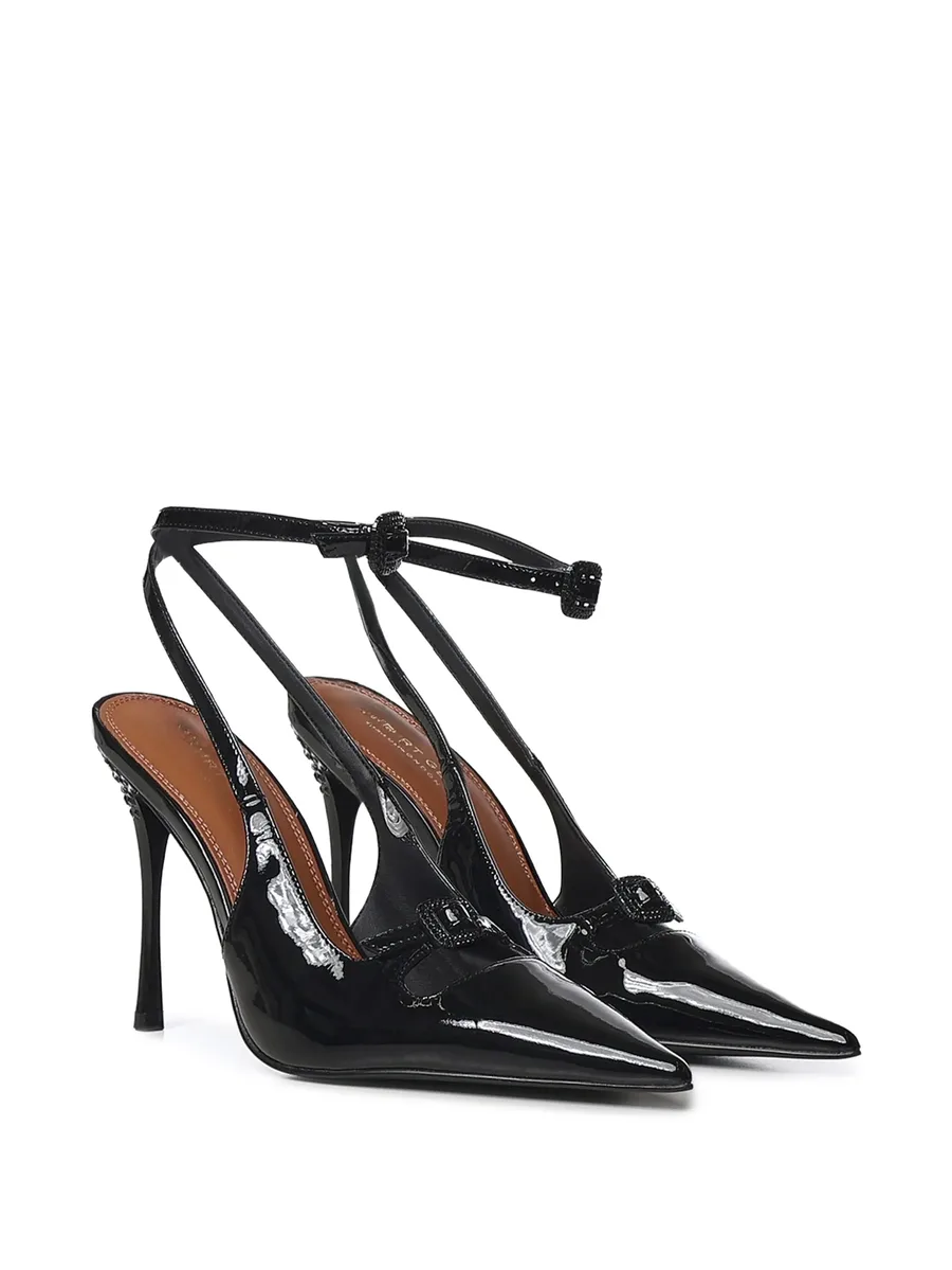 2 buckle point court heels 2