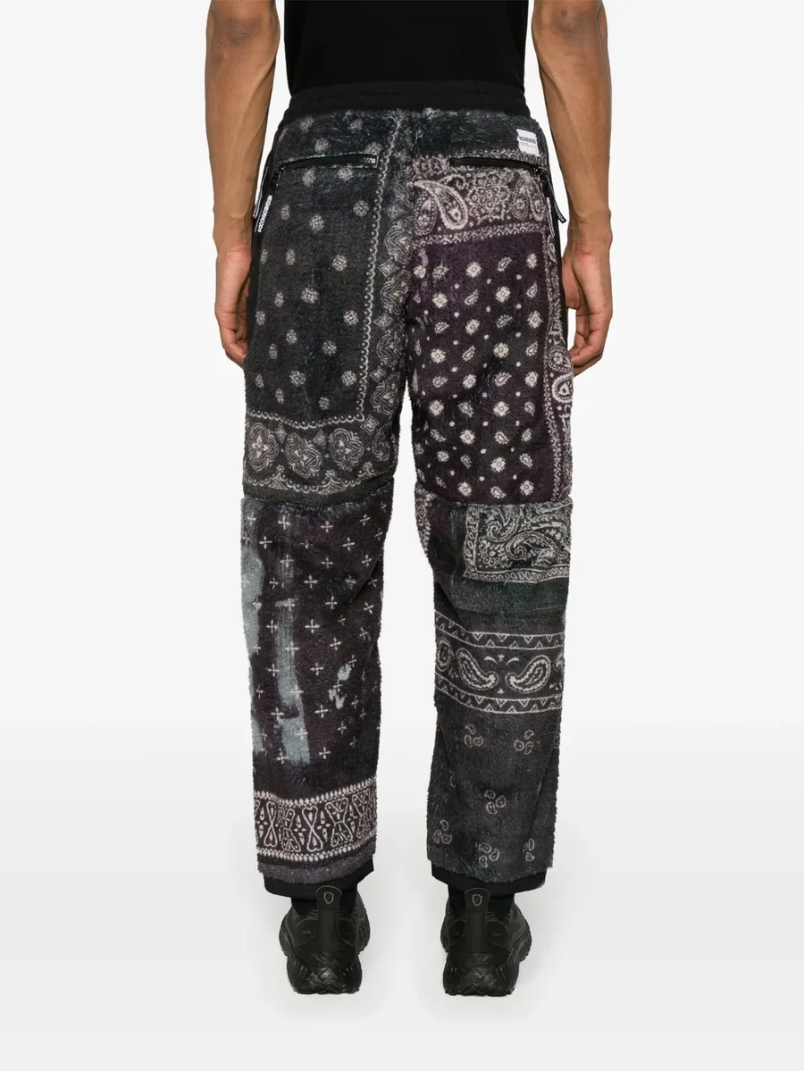 bandana-print fleece track pants 7