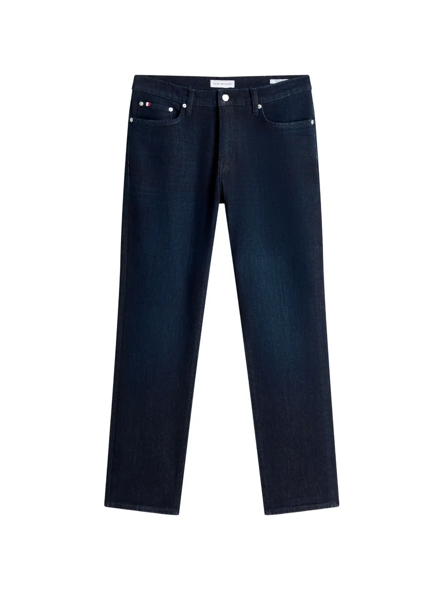 logo-patch straight-leg jeans 1