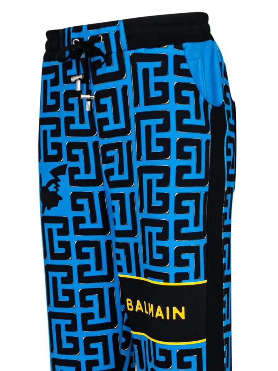 x Pokemon monogram-print cotton track pants 5