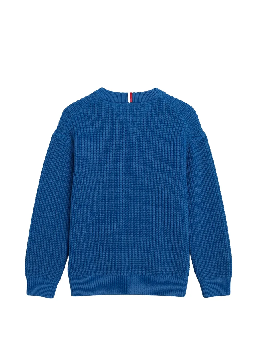 chunky-knit logo-embroidered sweater 2