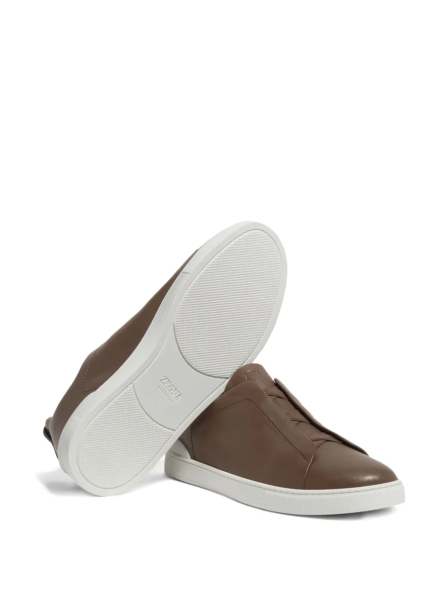 Triple Stitch™ Secondskin leather sneakers 10