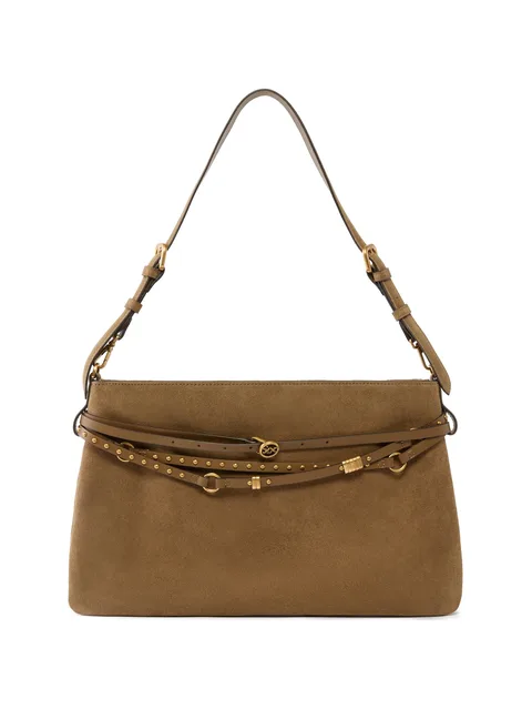 studded-strap shoulder bag