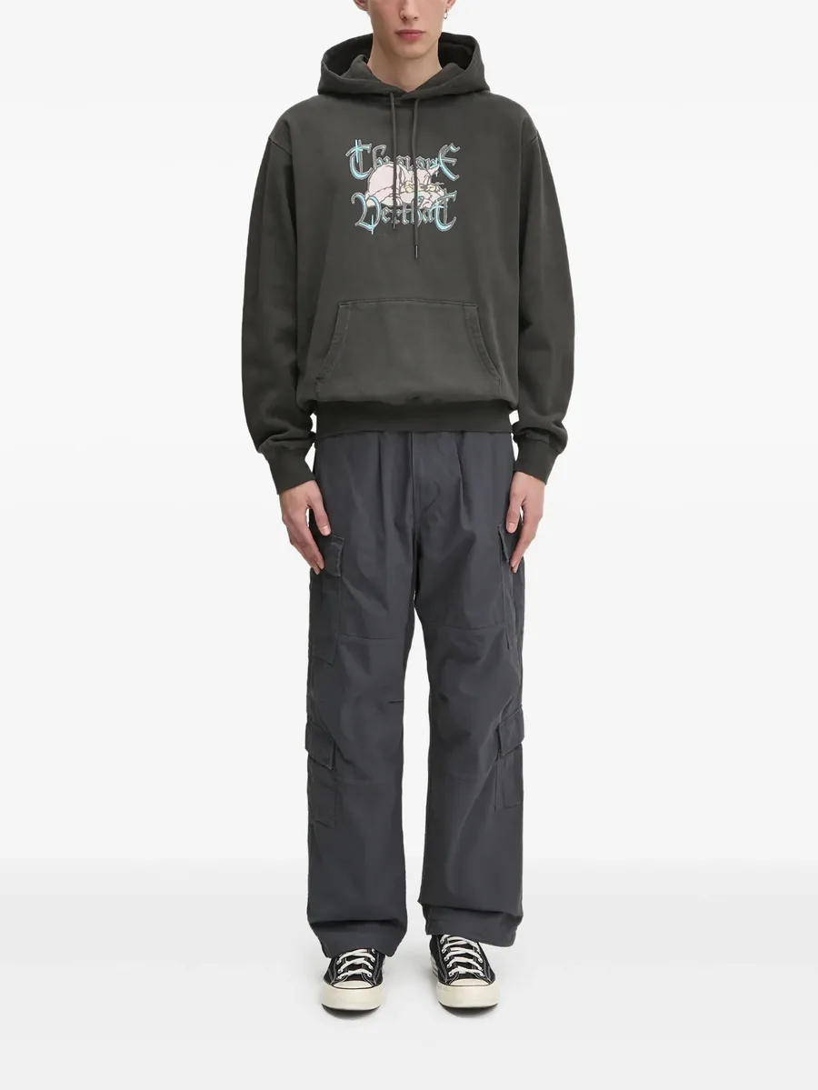 multi-pocket cargo trousers 1