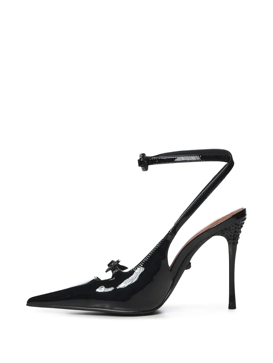 2 buckle point court heels 4