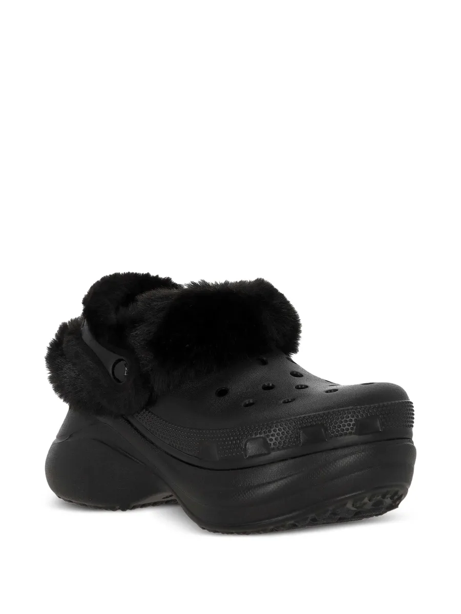 Bae textured lined platform slip-on 3