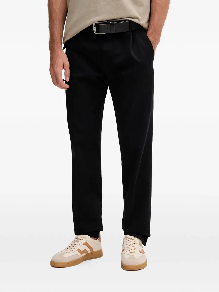 Hank button chino trousers 1