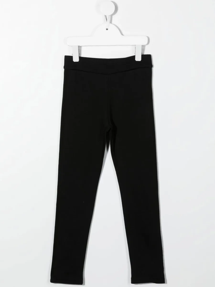 logo-patch jersey trousers 3