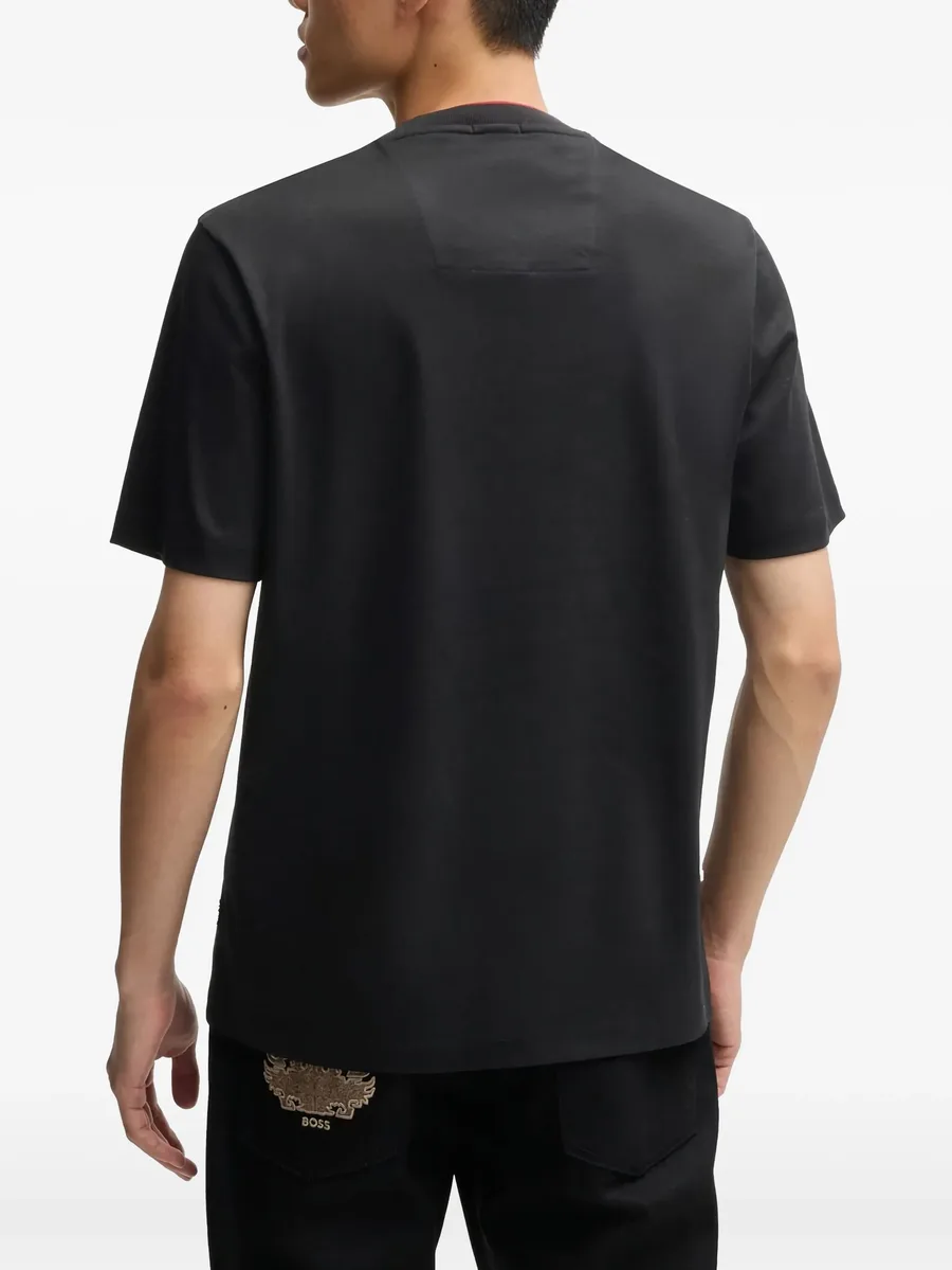 logo-embroidered T-shirt 5
