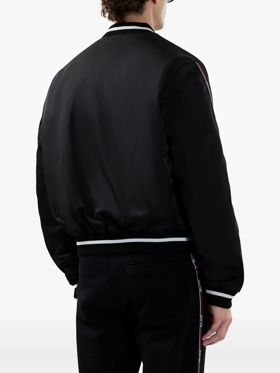 logo-embellishment bomber jacket 9