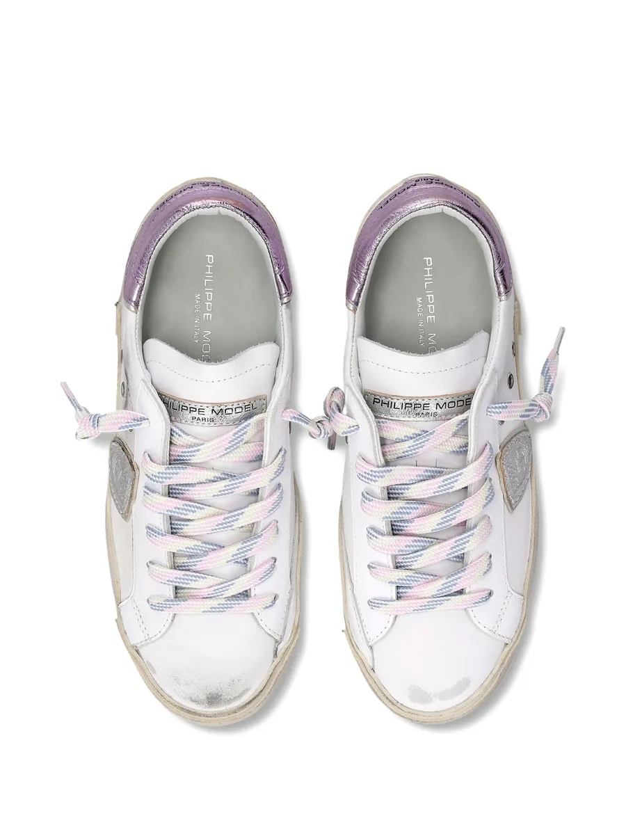 metallic distressed sneakers 8