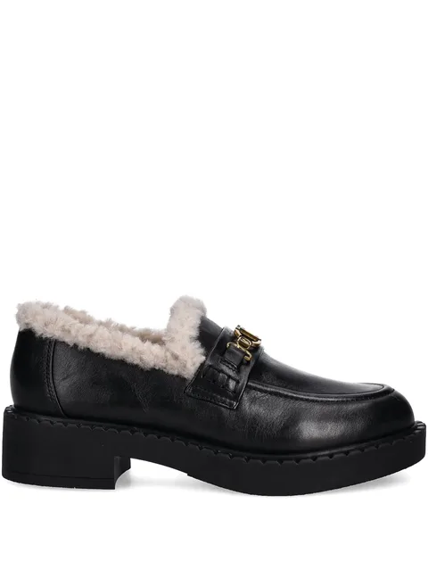 logo-detail loafers