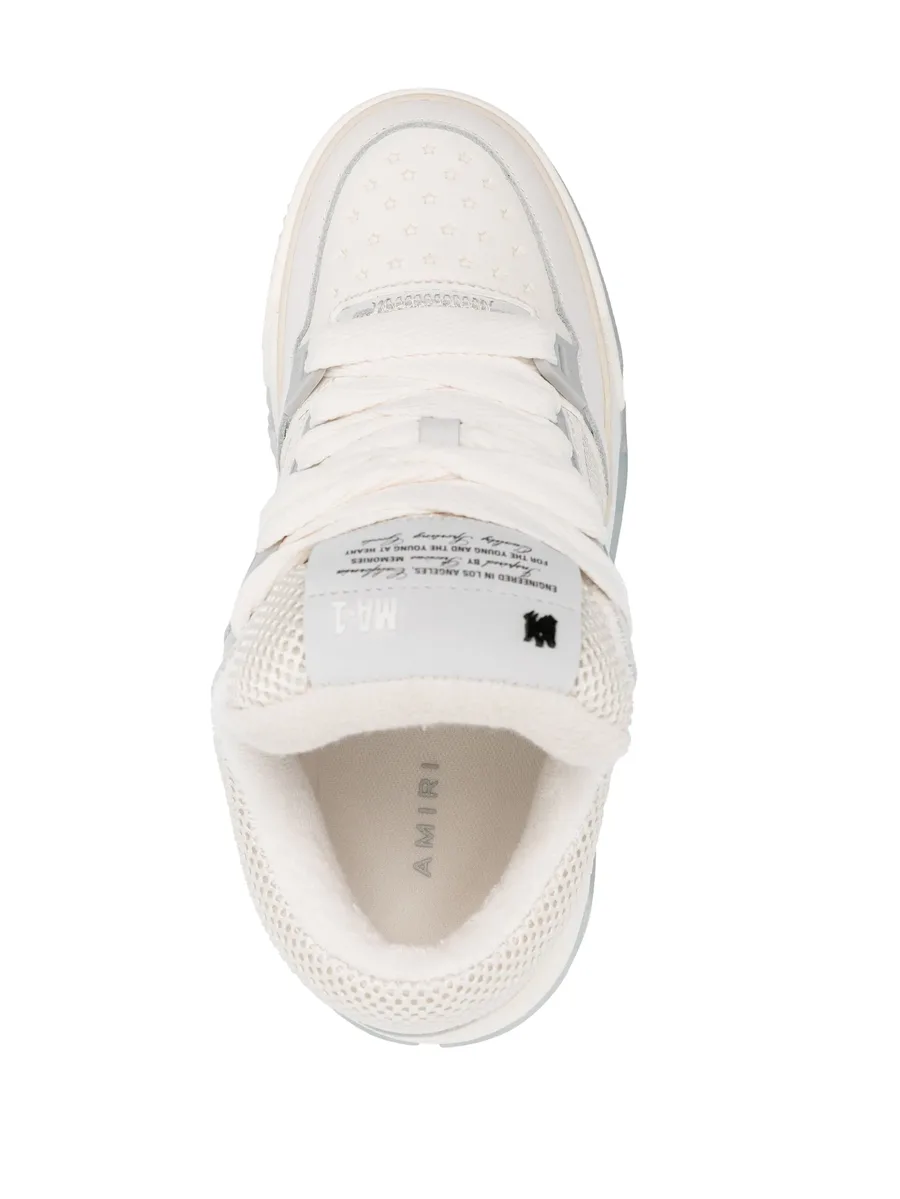 MA-1 leather chunky sneakers 8