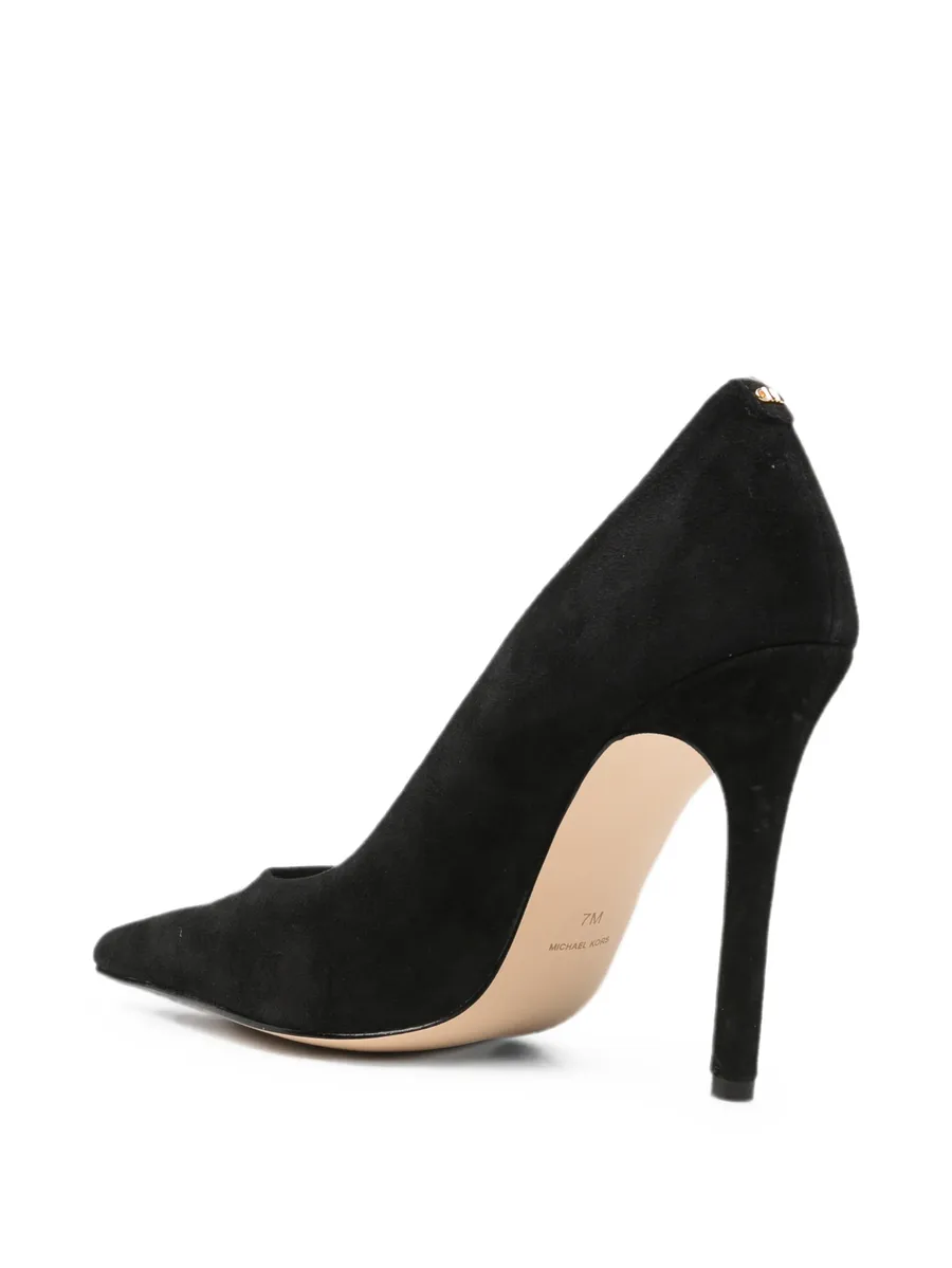 Elyse pointed-toe suede pumps 5