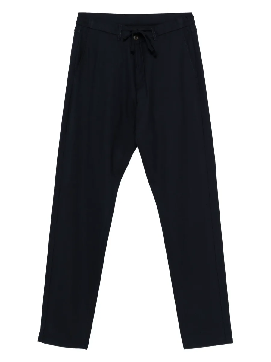 drawstring-fastening trousers 1
