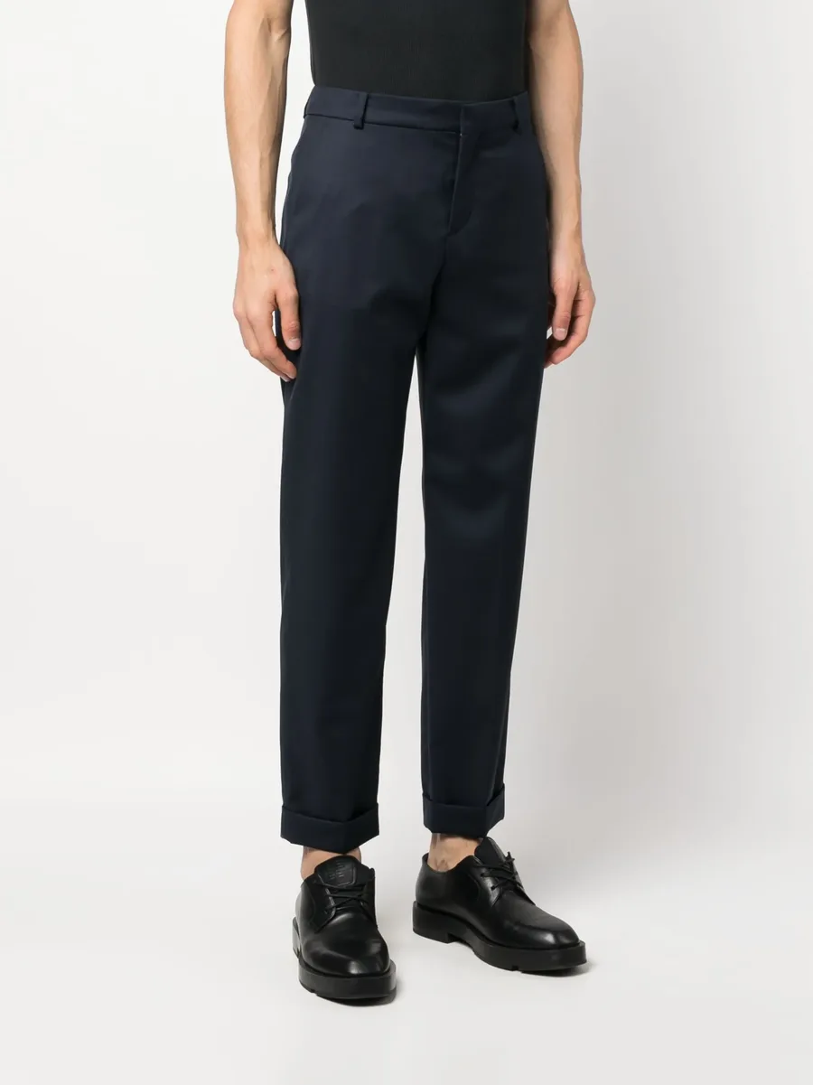 cropped straight-leg trousers 5