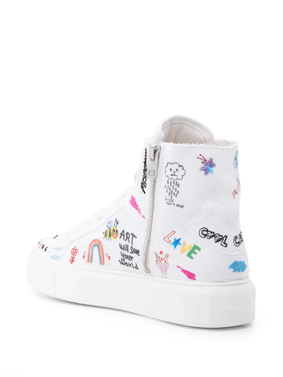 High Flash flatform sneakers 5