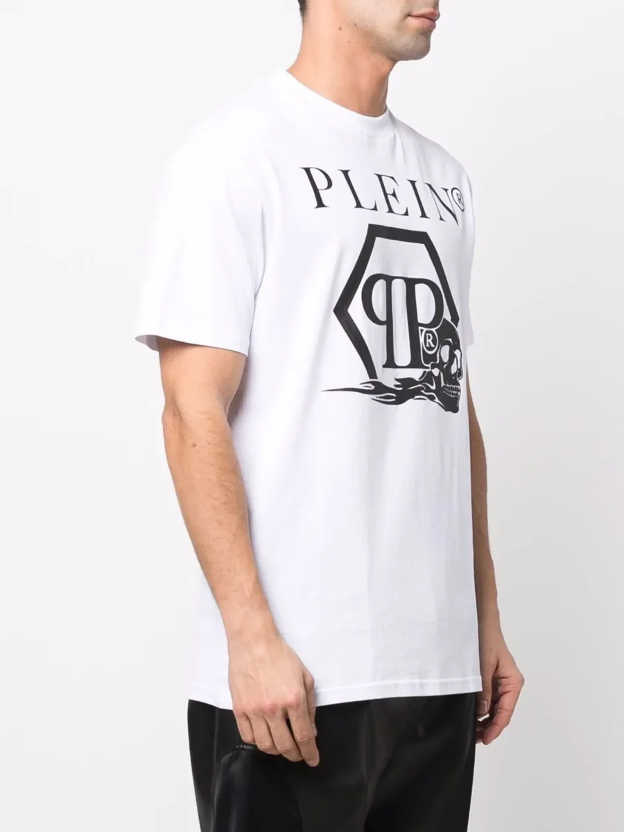 skull and logo-print T-shirt 7