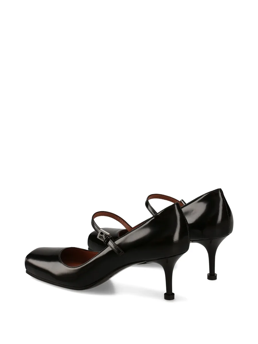 square toe strap pumps 5