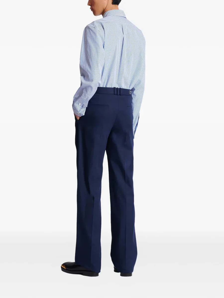 darted twill trousers 7