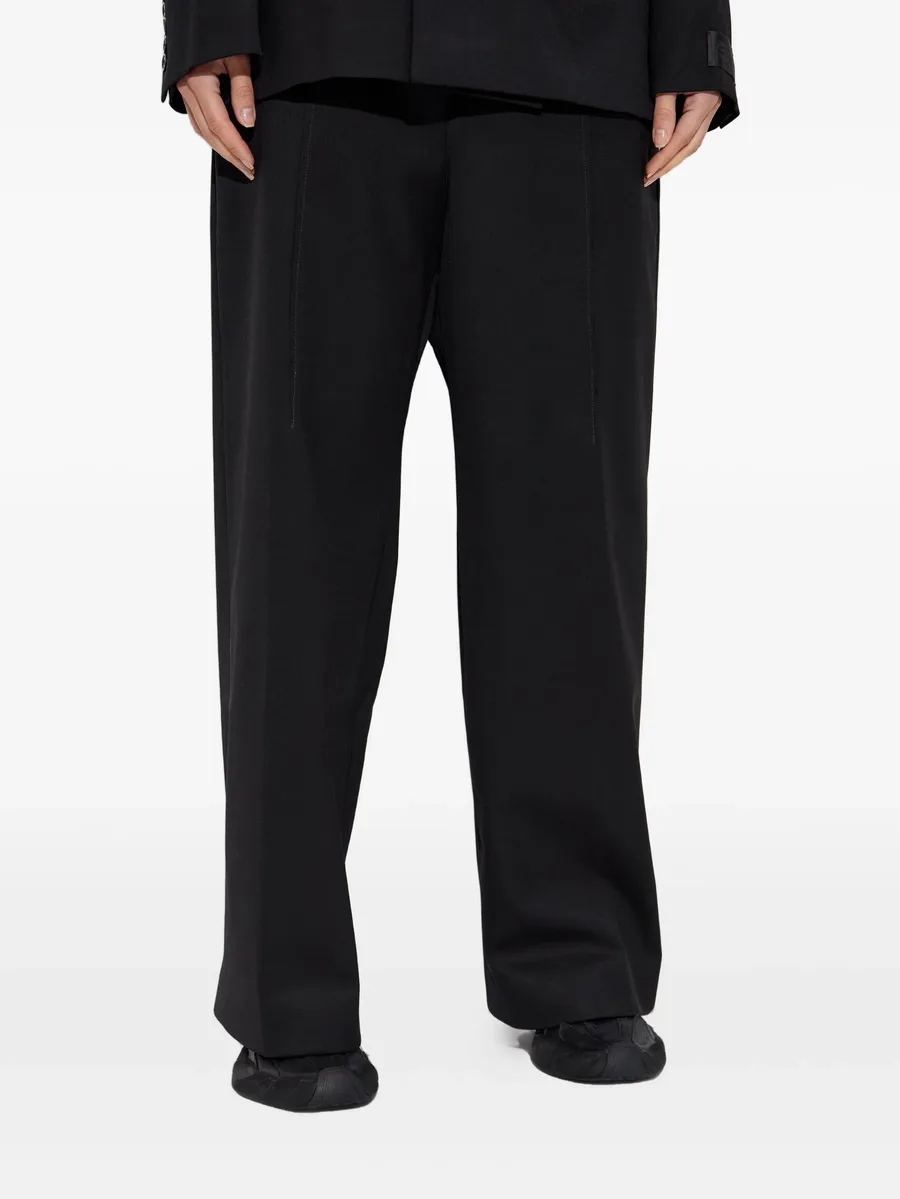 pleated wide-leg trousers 7