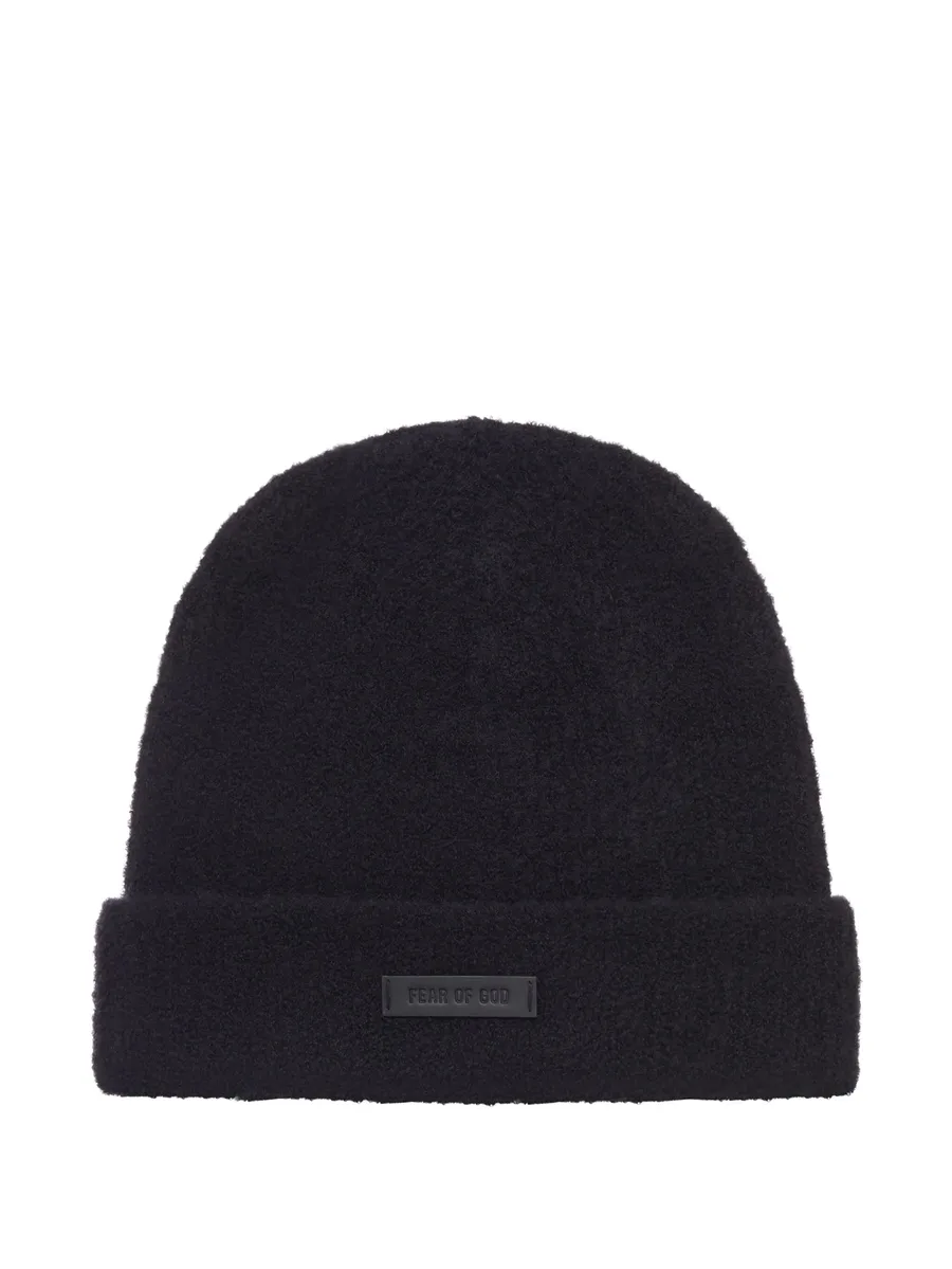 ribbed wool beanie 1