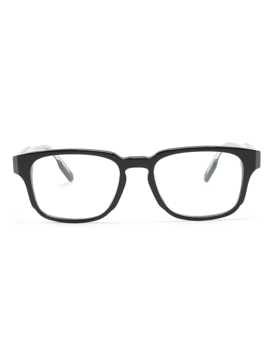 logo-plaque square-frame glasses 1